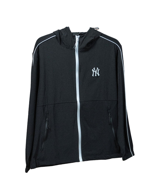 Mlb Sportive Varsity Piping Windbreaker New York Yankees Black