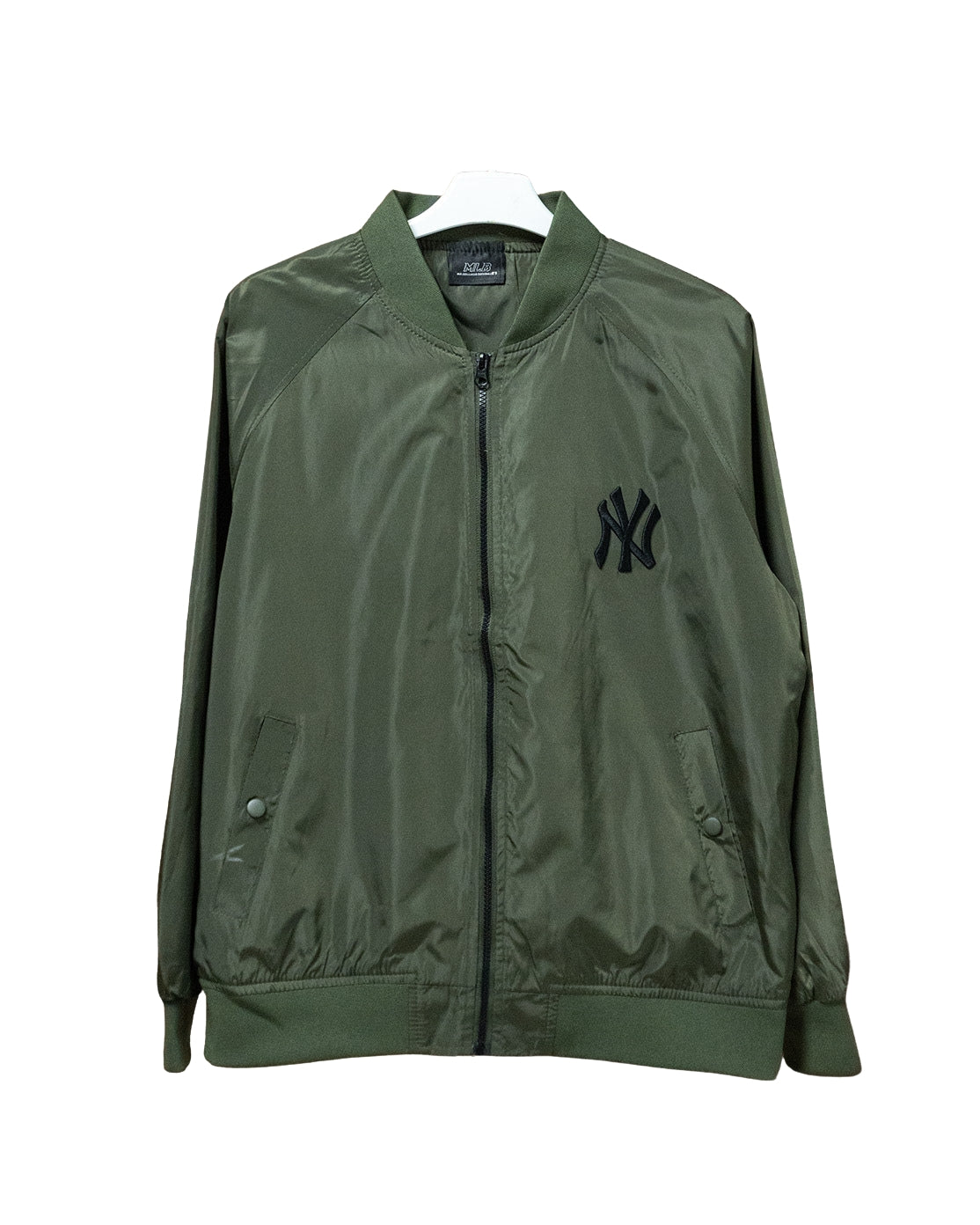 Bomber Jacket MLB - Basic Padded Mega Logo Green