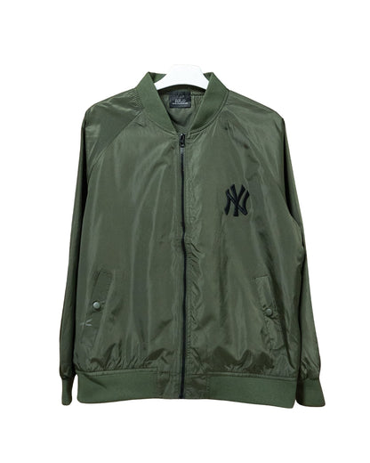 Bomber Jacket MLB - Basic Padded Mega Logo Green