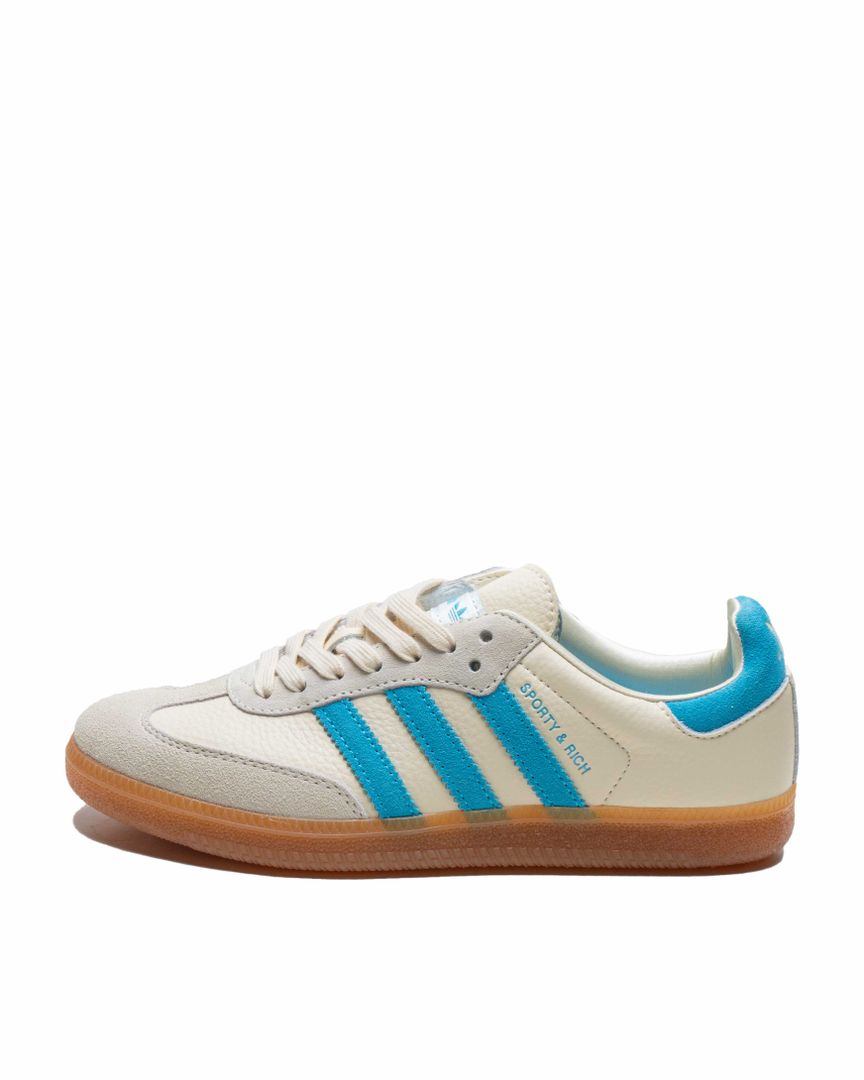 Adidas Samba OG Sporty & Rich ""Cream White & Blue Rush"" - 14217