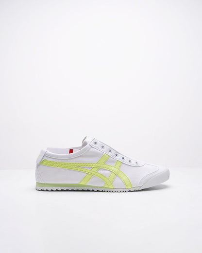 Sepatu Wanita Onitsuka Tiger Mexico 66 Slip On-White/Light Green-14100