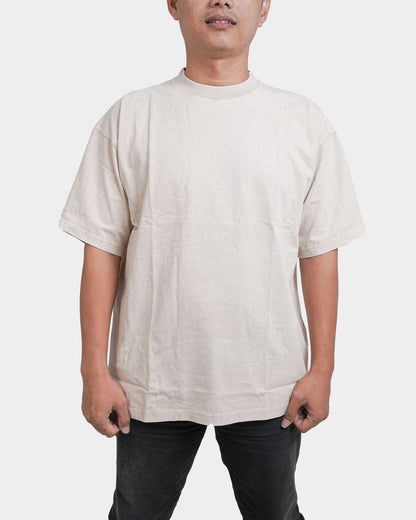 Baju Kaos Pria T-Shirt Man Washed T-shirt No Picture Bone - 62801