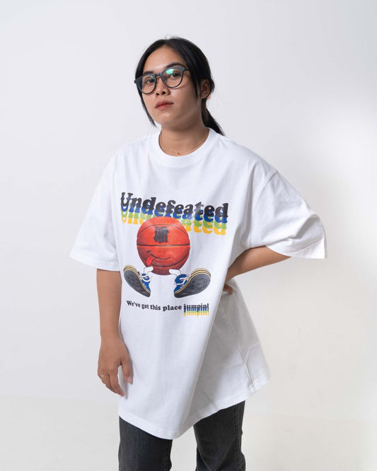 Baju Undefeated Basketball Tee White - 62852