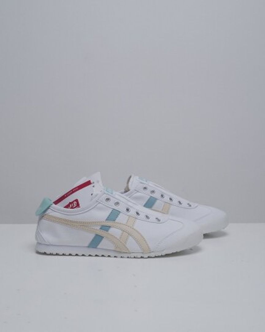 Onitsuka Tiger 66 Slip On-White Cream/Blue - 13941