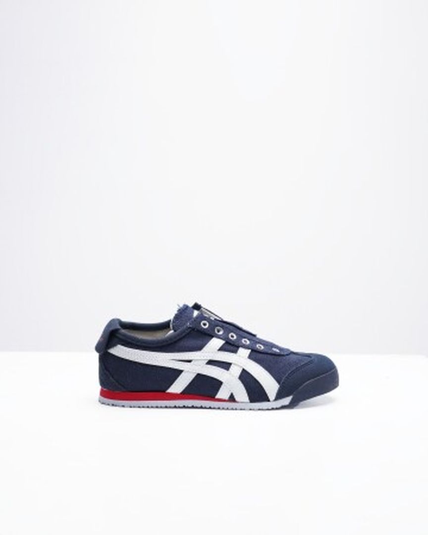 Onitsuka Tiger Mexico 66 Slip On Kids Navy/White-Red  - 14024