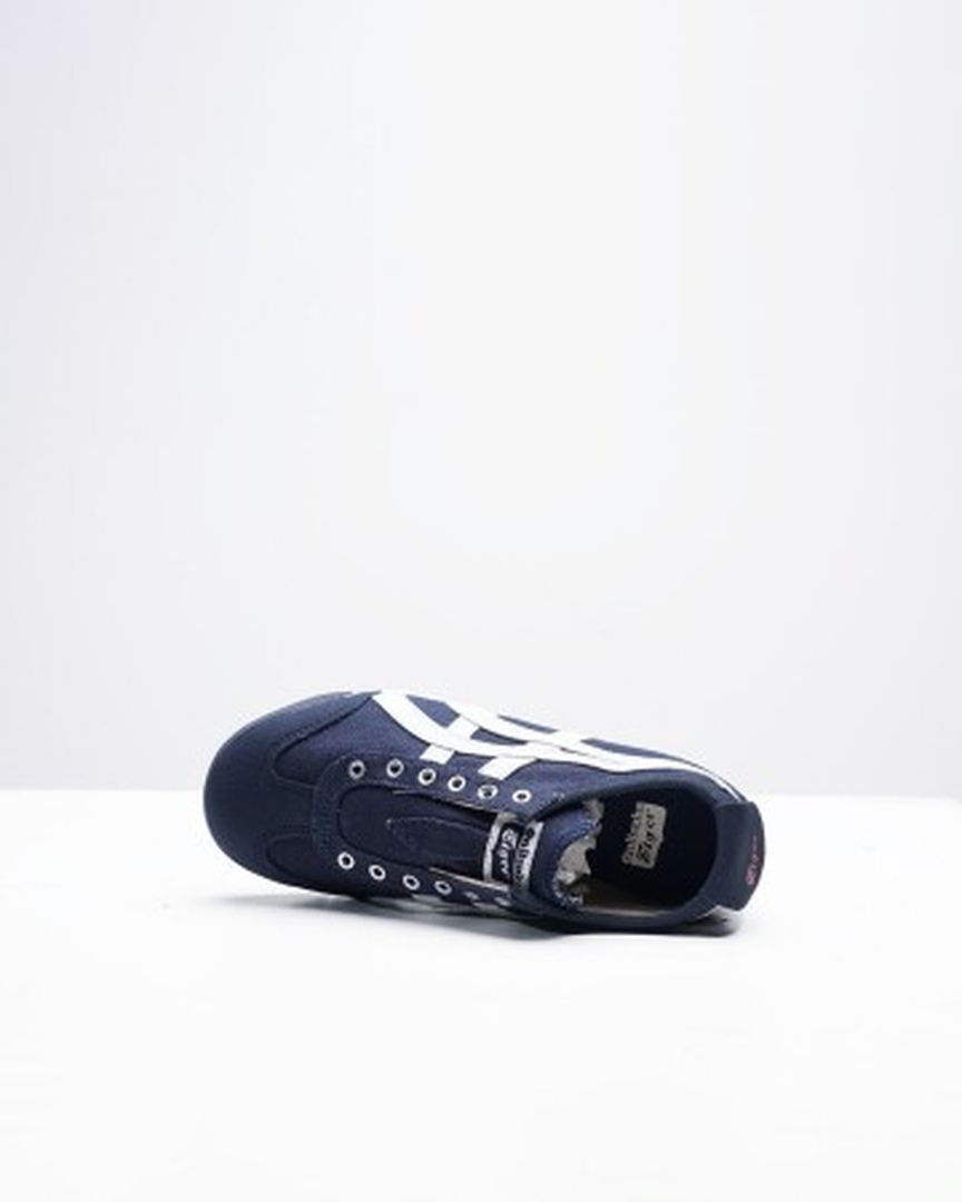 Onitsuka Tiger Mexico 66 Slip On Kids Navy/White-Red  - 14024