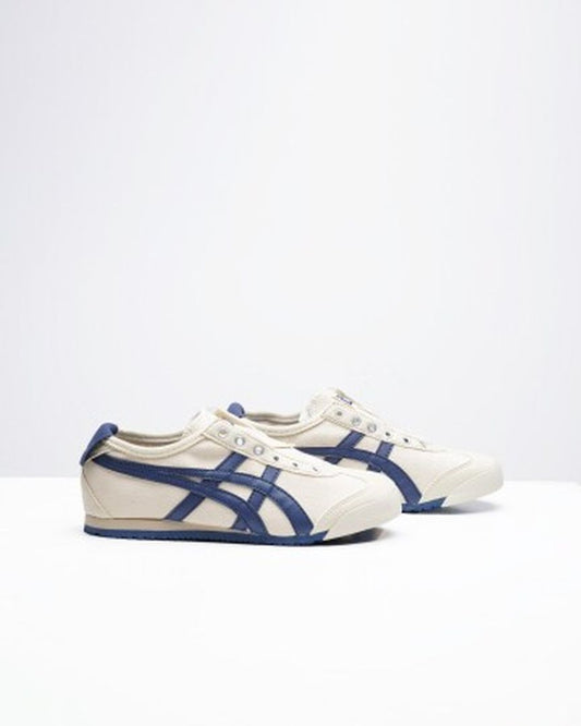 Onitsuka Tiger 66 Slip On Kids-Cream Navy - 14025