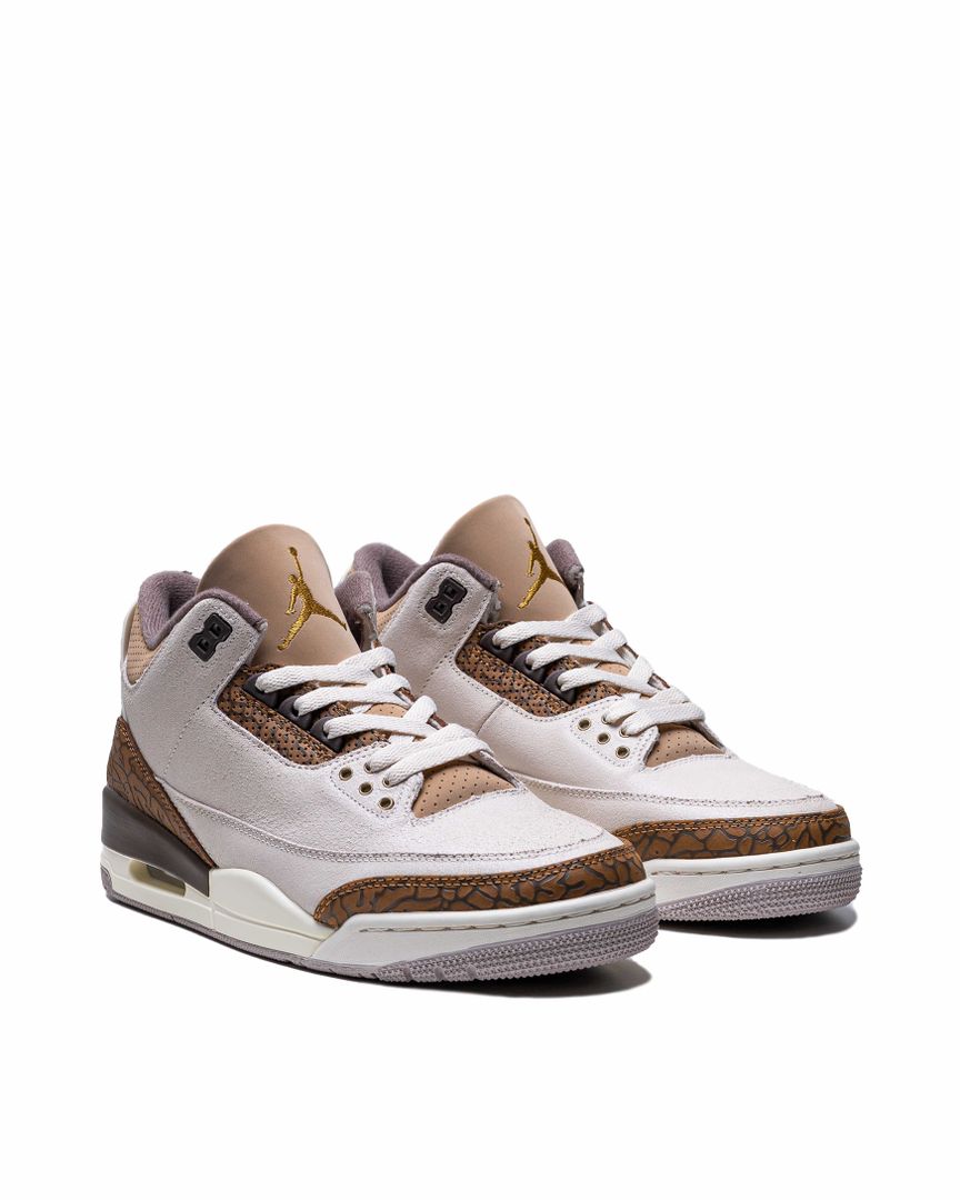 Sepatu Pria Jordan 3 Retro Light Orewood Brown/Metallic Gold Light British Tan Palomino - 14270