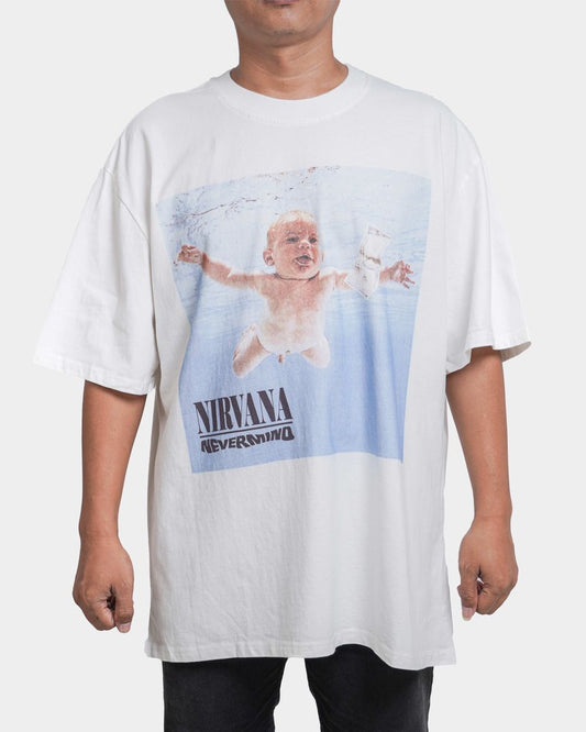 Baju Kaos Pria T-Shirt Man 1991 Nirvana Nevermind Vintage Tee - 62799