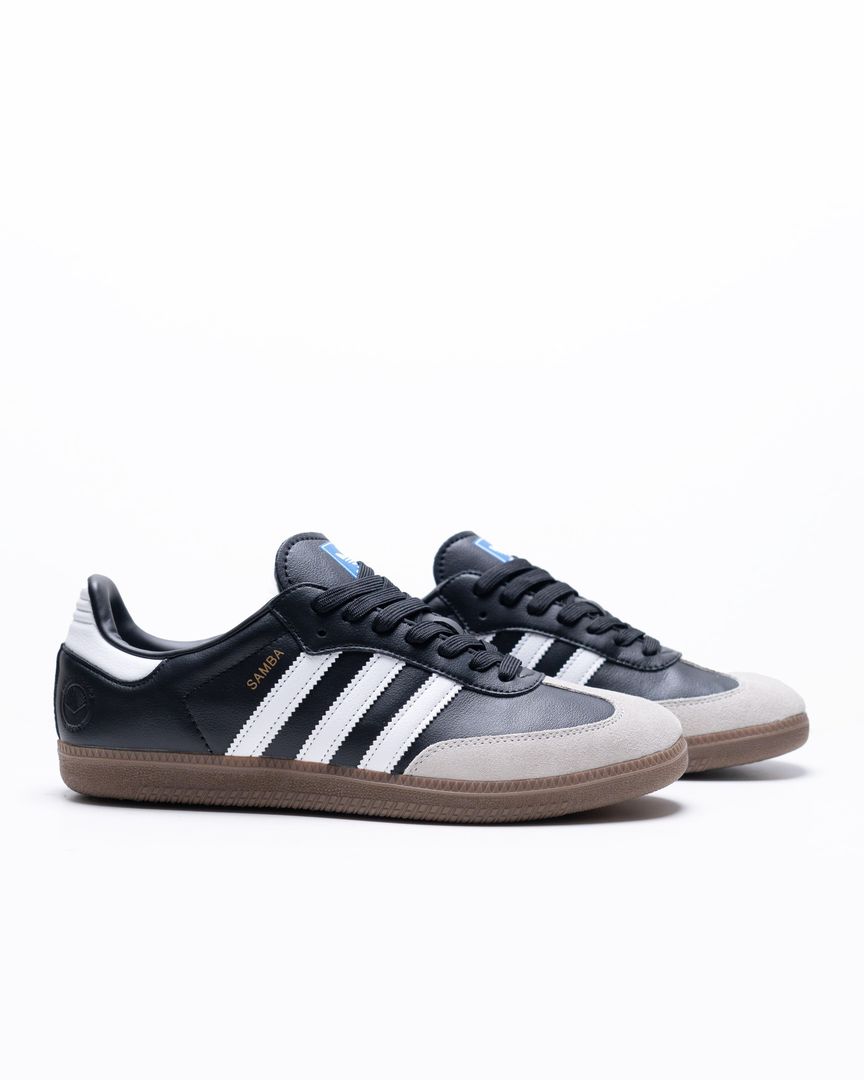 Sepatu Pria Adidas Samba vegan Black Gum-Cloud White/Core Black/Gum 14125