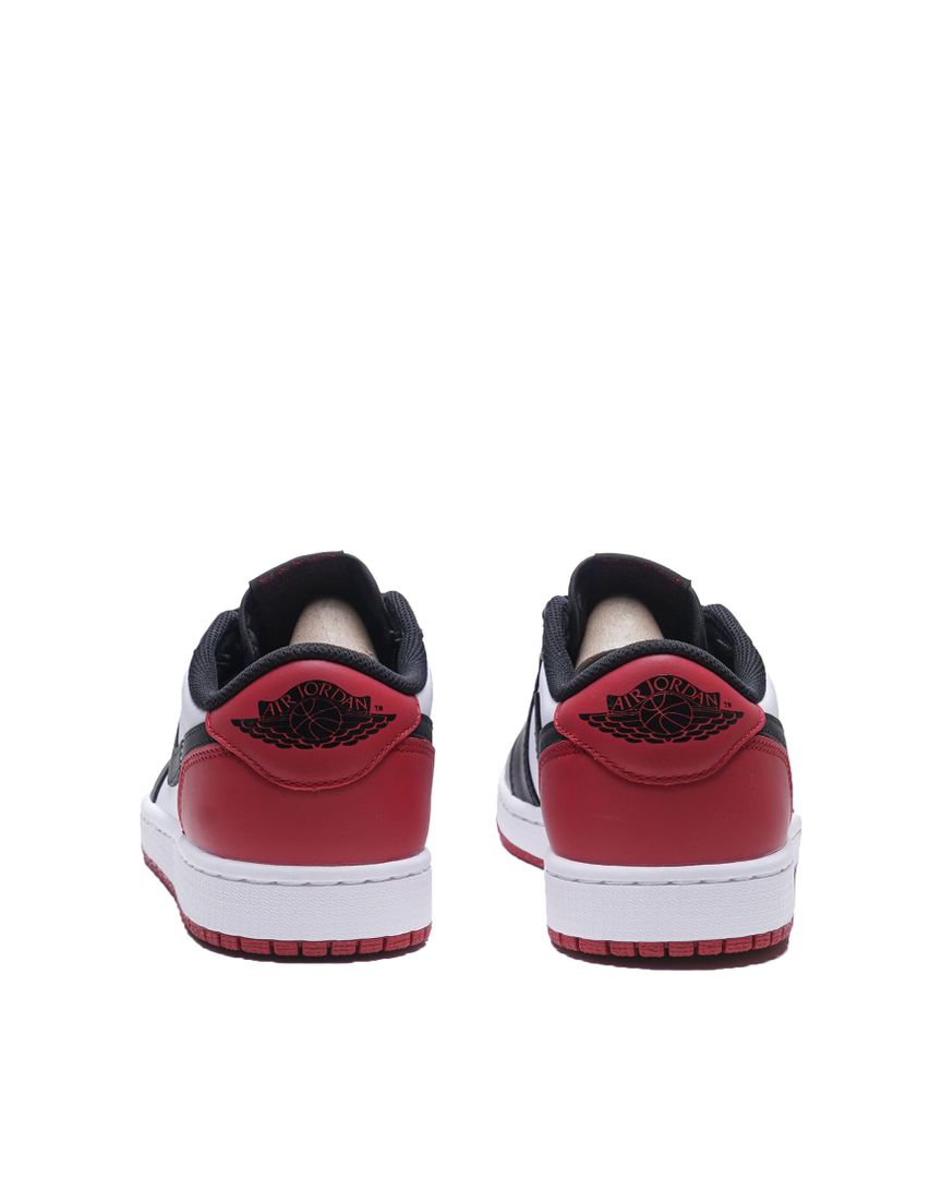 Sepatu Pria Wanita Unisex Air Jordan 1 Retro Low OG Black Toe (2023) White/Black/Varsity Red - 14196