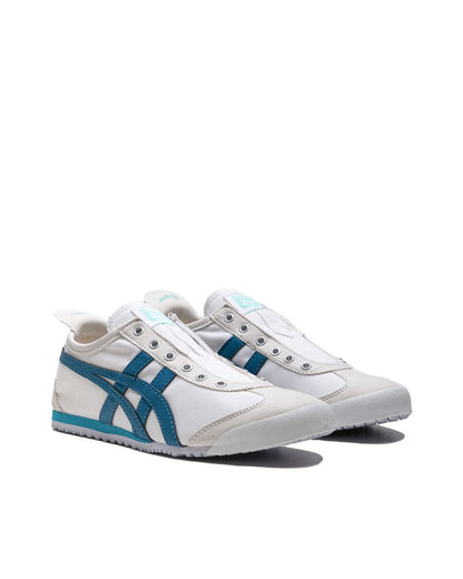 Sepatu Wanita Onitsuka Tiger Mexico 66 Slip On-White/Blue - 14200