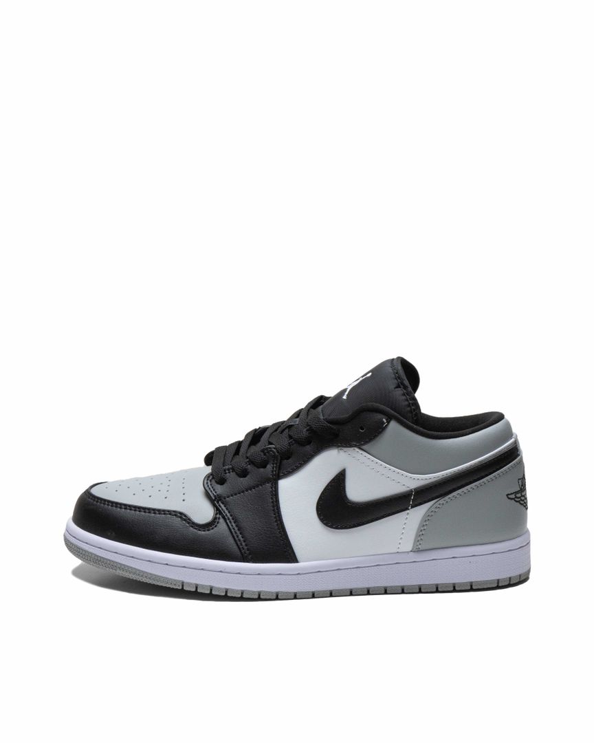 Sepatu Pria Jordan 1 Low Grey Toe (GS)-Black Light Smoke Grey-White - 13818