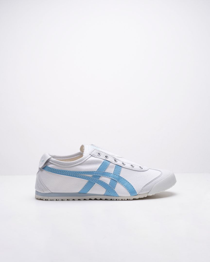 Sepatu Wanita Onitsuka Tiger Mexico 66 Slip On-White/Blue-14095