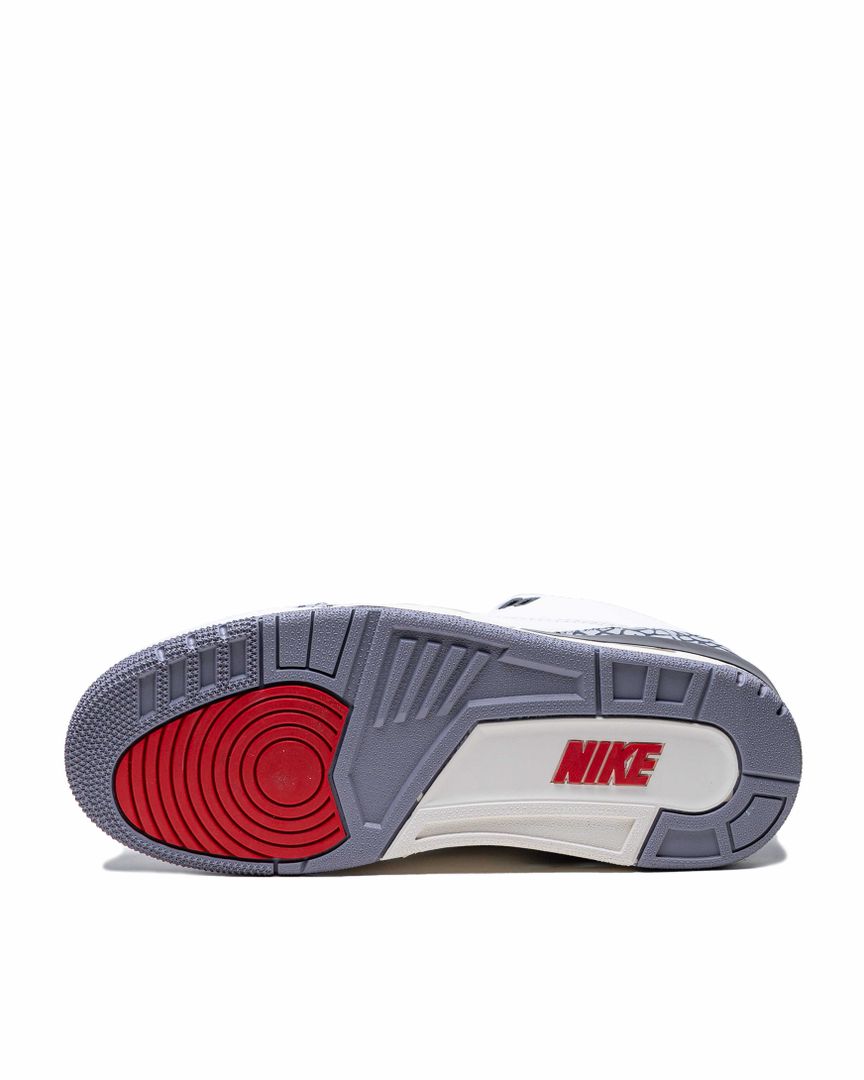 Sepatu Pria Jordan 3 Retro White Cement Reimagined Summit White Fire Red - Black Cement Grey - 14167