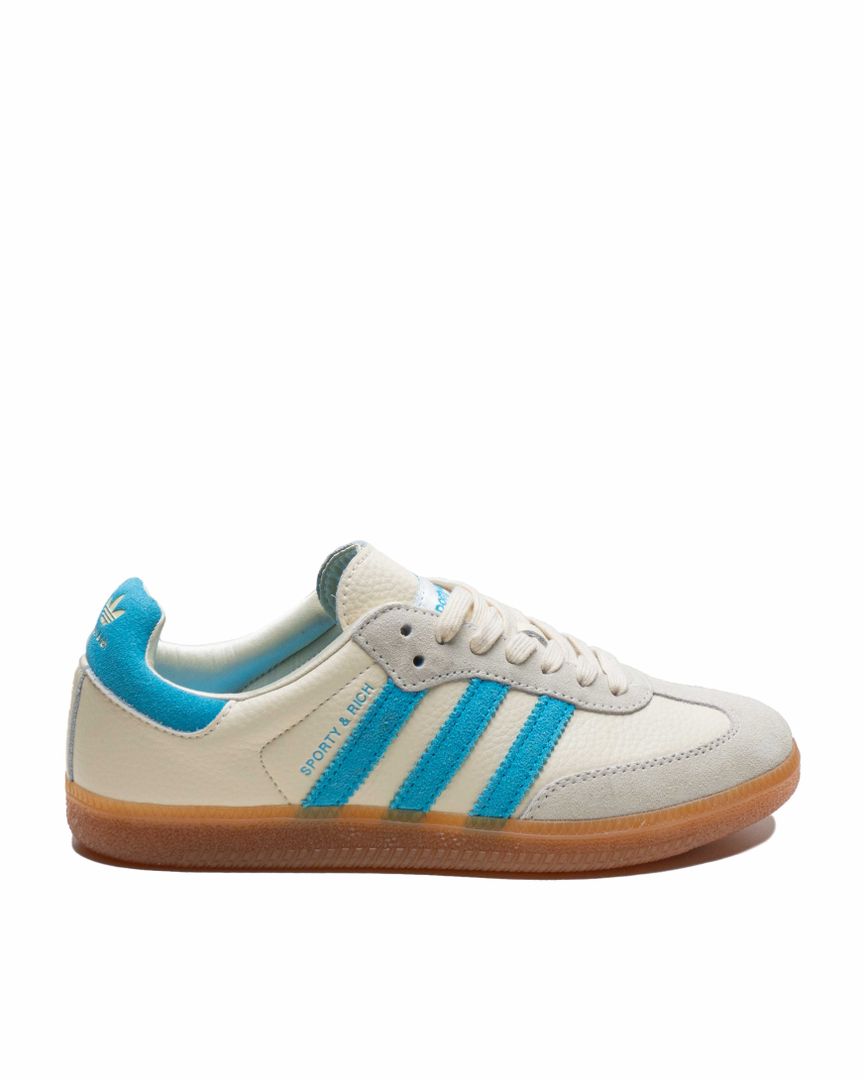 Adidas Samba OG Sporty & Rich ""Cream White & Blue Rush"" - 14217