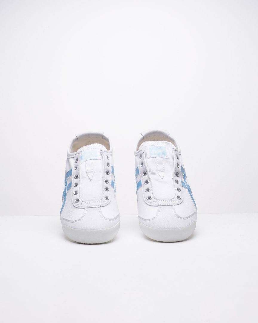 Sepatu Wanita Onitsuka Tiger Mexico 66 Slip On-White/Blue-14095