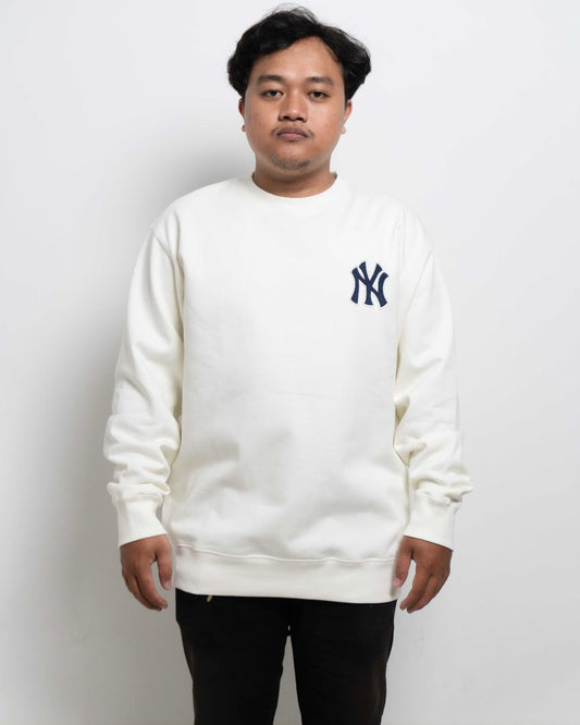 Sweater Crawneck NY White - 62922