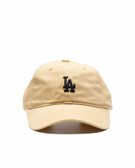 Topi MLB Los Angeles Cream Small Logo Black - 90010