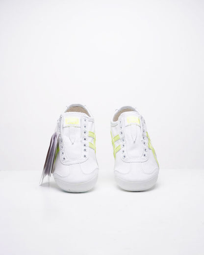 Sepatu Wanita Onitsuka Tiger Mexico 66 Slip On-White/Light Green-14100