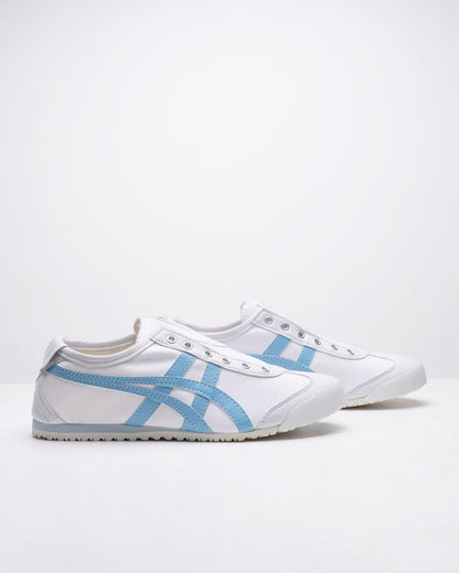 Sepatu Wanita Onitsuka Tiger Mexico 66 Slip On-White/Blue-14095