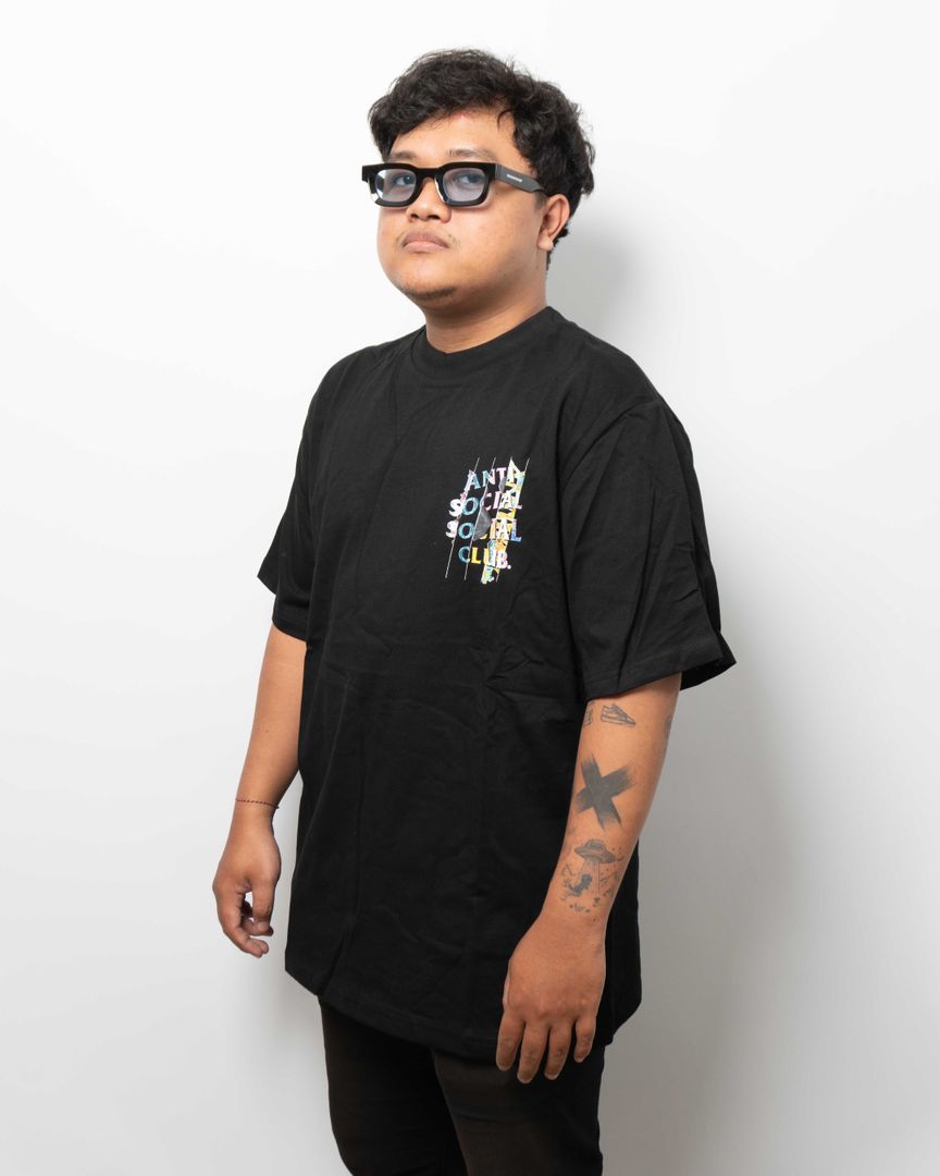 ASSC Rainbow Black Tee - 62916