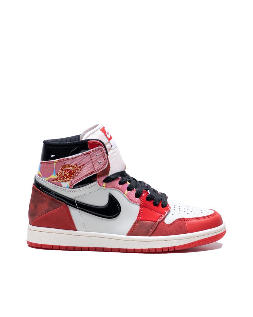 Sepatu Pria Jordan 1 Retro High OG Spider-Man Across the Spider-Verse University Red/Black/red - 14198