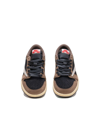 Sepatu Pria Nike Air Jordan 1 Retro Low OG SP Travis Scott Black Dark 13530A