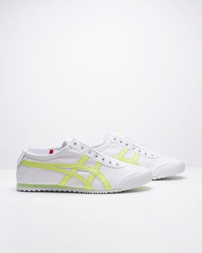 Sepatu Wanita Onitsuka Tiger Mexico 66 Slip On-White/Light Green-14100