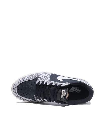 Sepatu Pria Air Jordan 1 Retro Low OG Black Cement Black/Muslin/Tech Grey/White/Sail - 14168