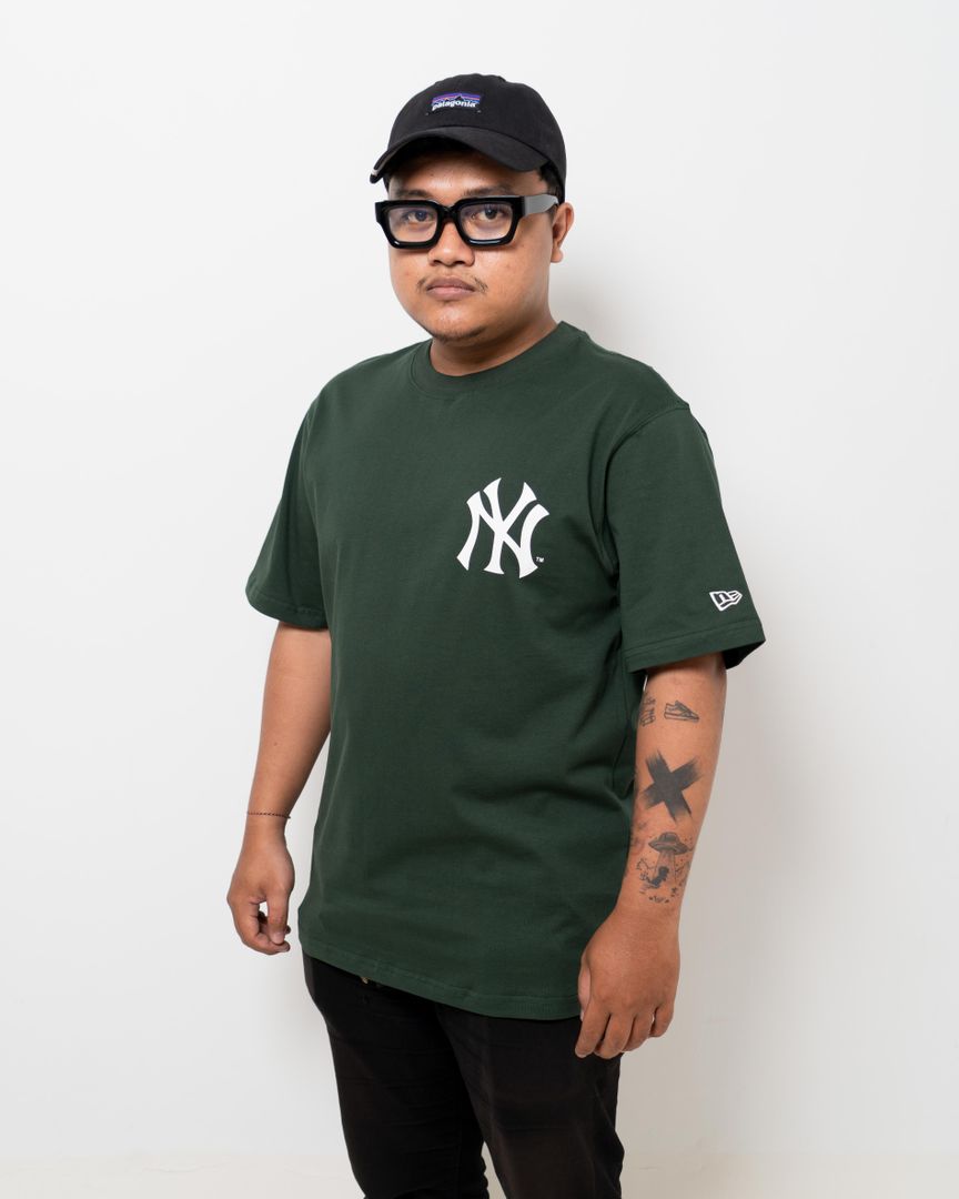 Baju MLB NY Yankees Printed White -62880