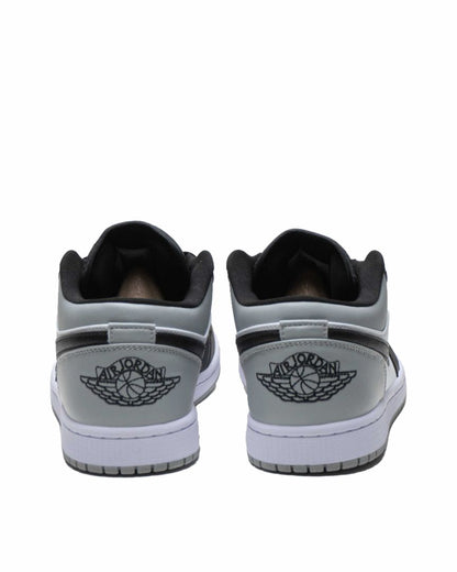 Sepatu Pria Jordan 1 Low Grey Toe (GS)-Black Light Smoke Grey-White - 13818