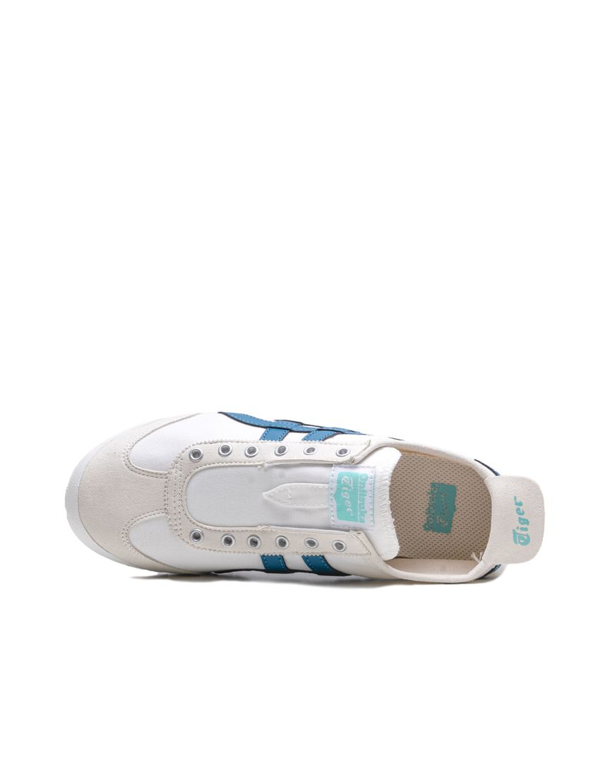 Sepatu Wanita Onitsuka Tiger Mexico 66 Slip On-White/Blue - 14200