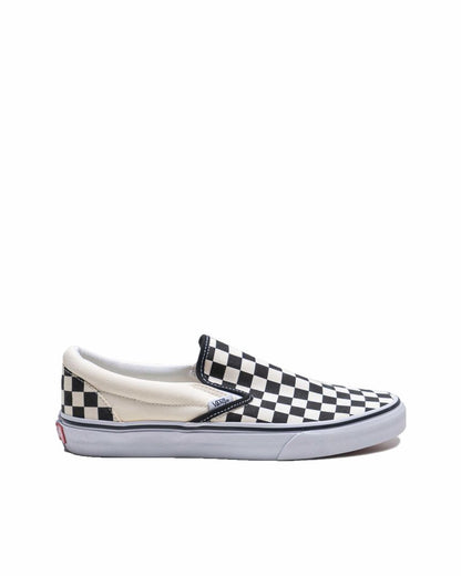 Sepatu Vans Checker boards Slip On - Black And White - 13404