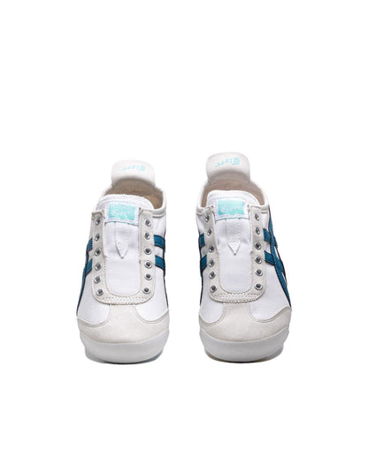 Sepatu Wanita Onitsuka Tiger Mexico 66 Slip On-White/Blue - 14200